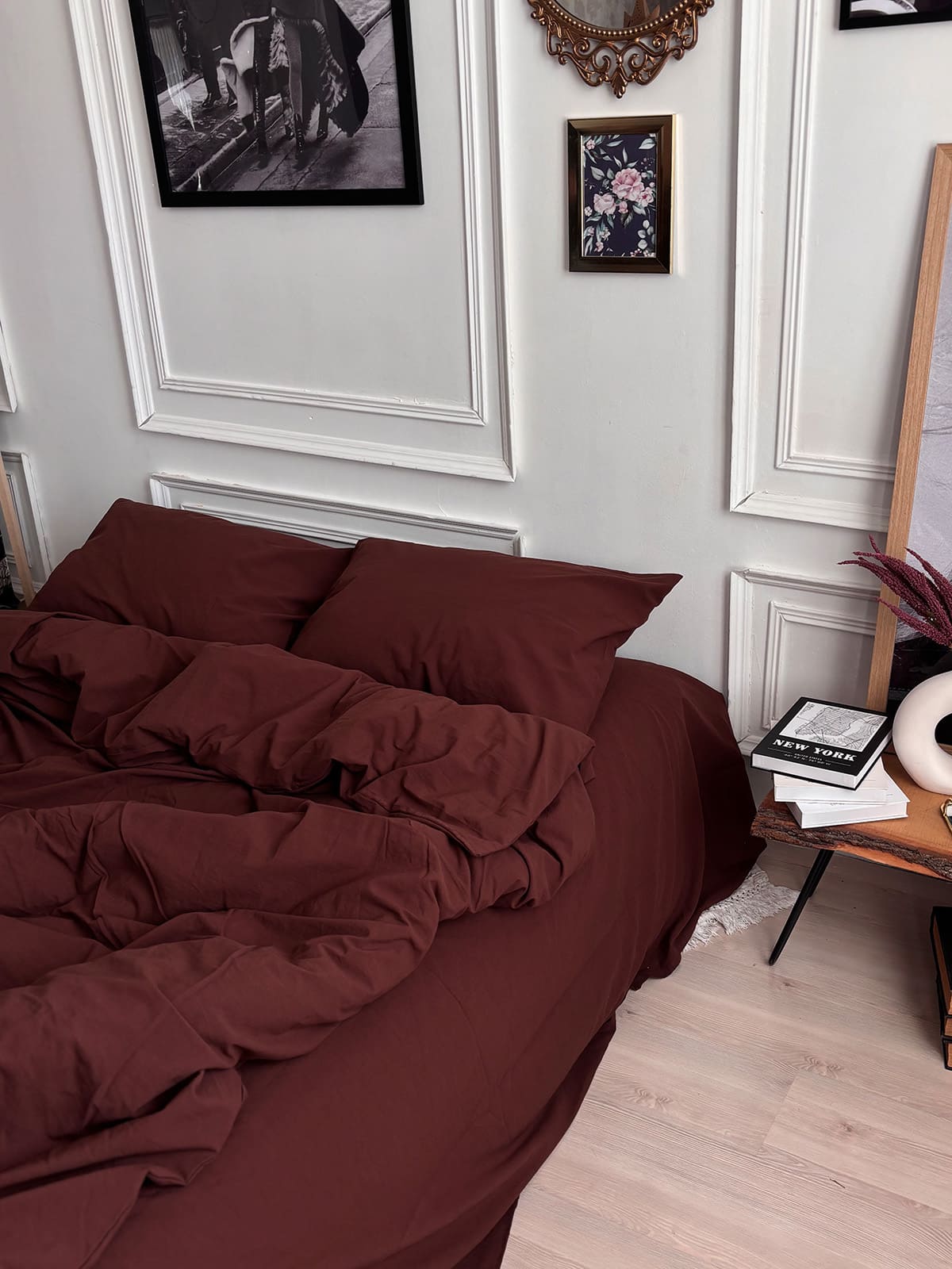 Комплект постільної білизни із вареної бавовни Chocolate