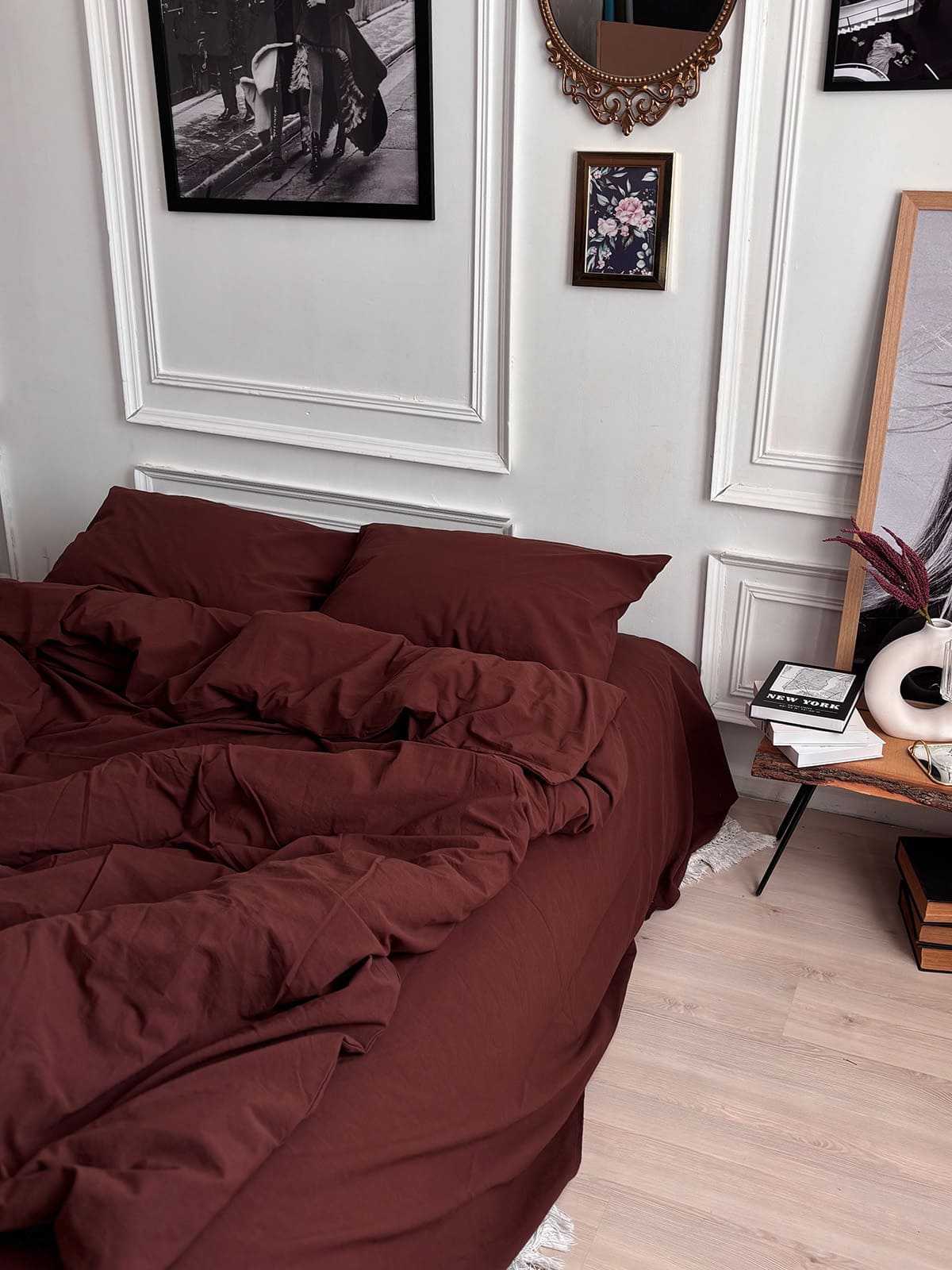 Комплект постільної білизни із вареної бавовни Chocolate