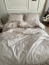 Комплект постільної білизни із бязі Mocco з рюшами