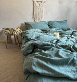 Комплект постільної білизни із бавовни та тенселу Petrol