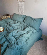 Комплект постільної білизни із бавовни та тенселу Petrol