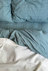 Комплект постільної білизни із бавовни та тенселу Petrol