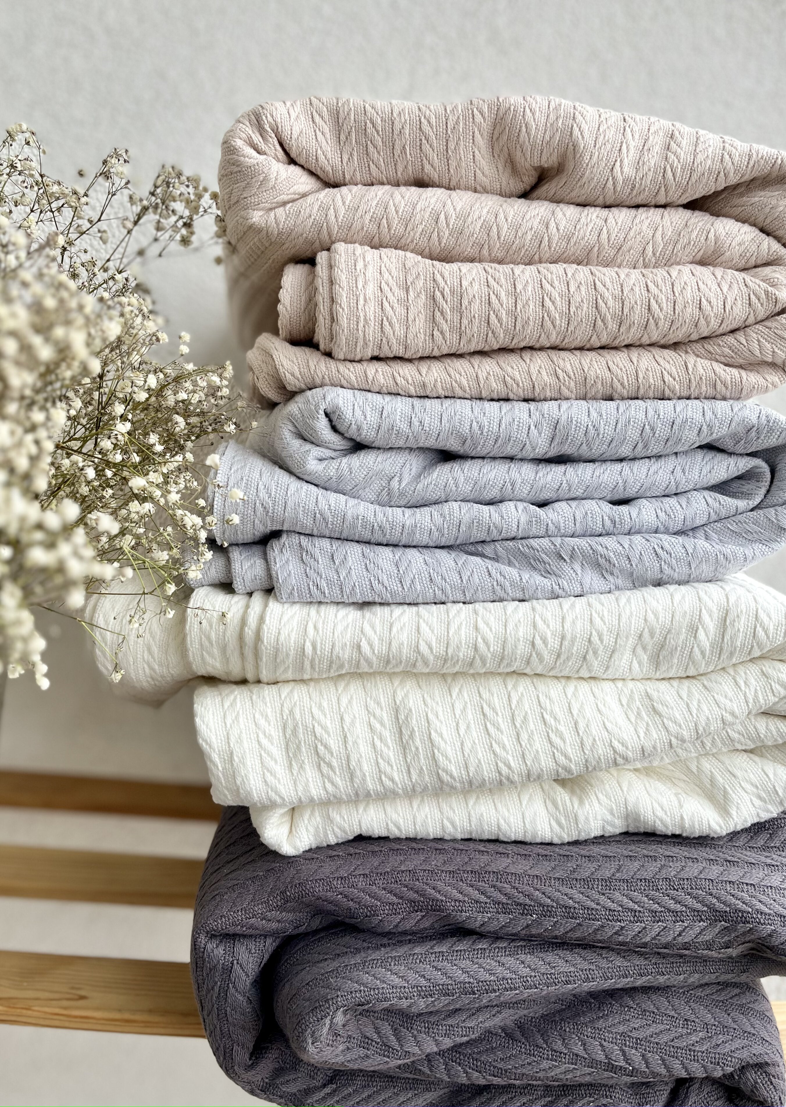 Бавовняне покривало Braid