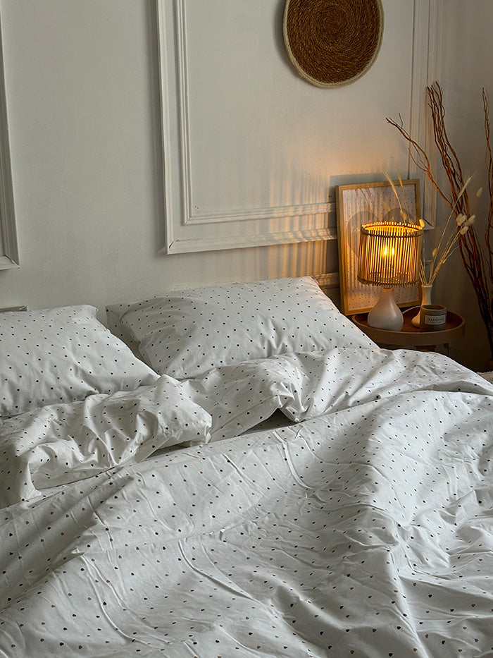 Комплект постільної білизни із ранфорсу Hearts