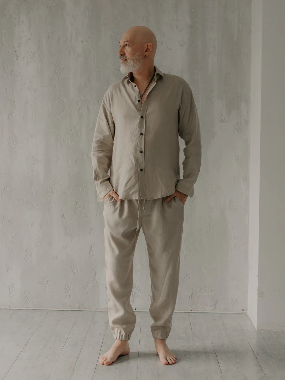 Піжама чоловіча з льону