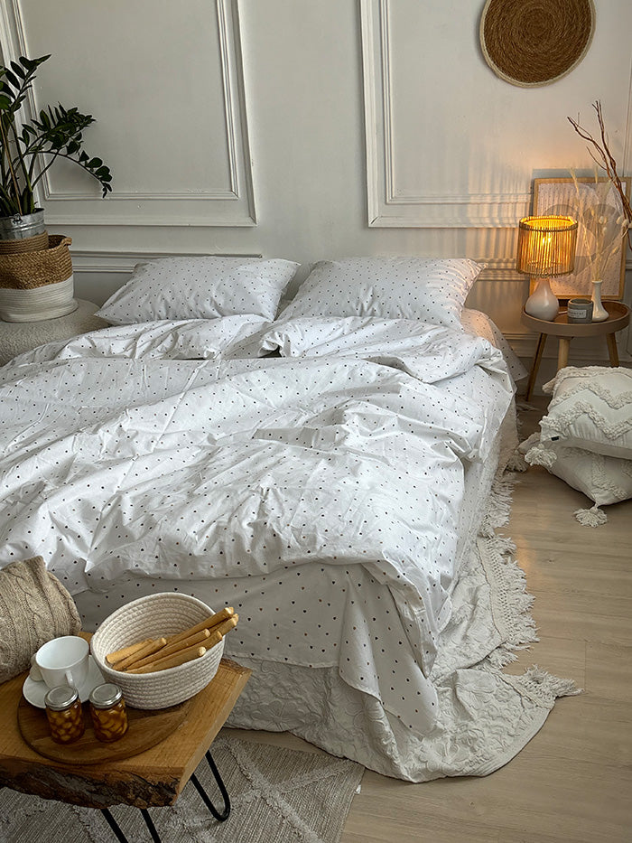 Комплект постільної білизни із ранфорсу Hearts