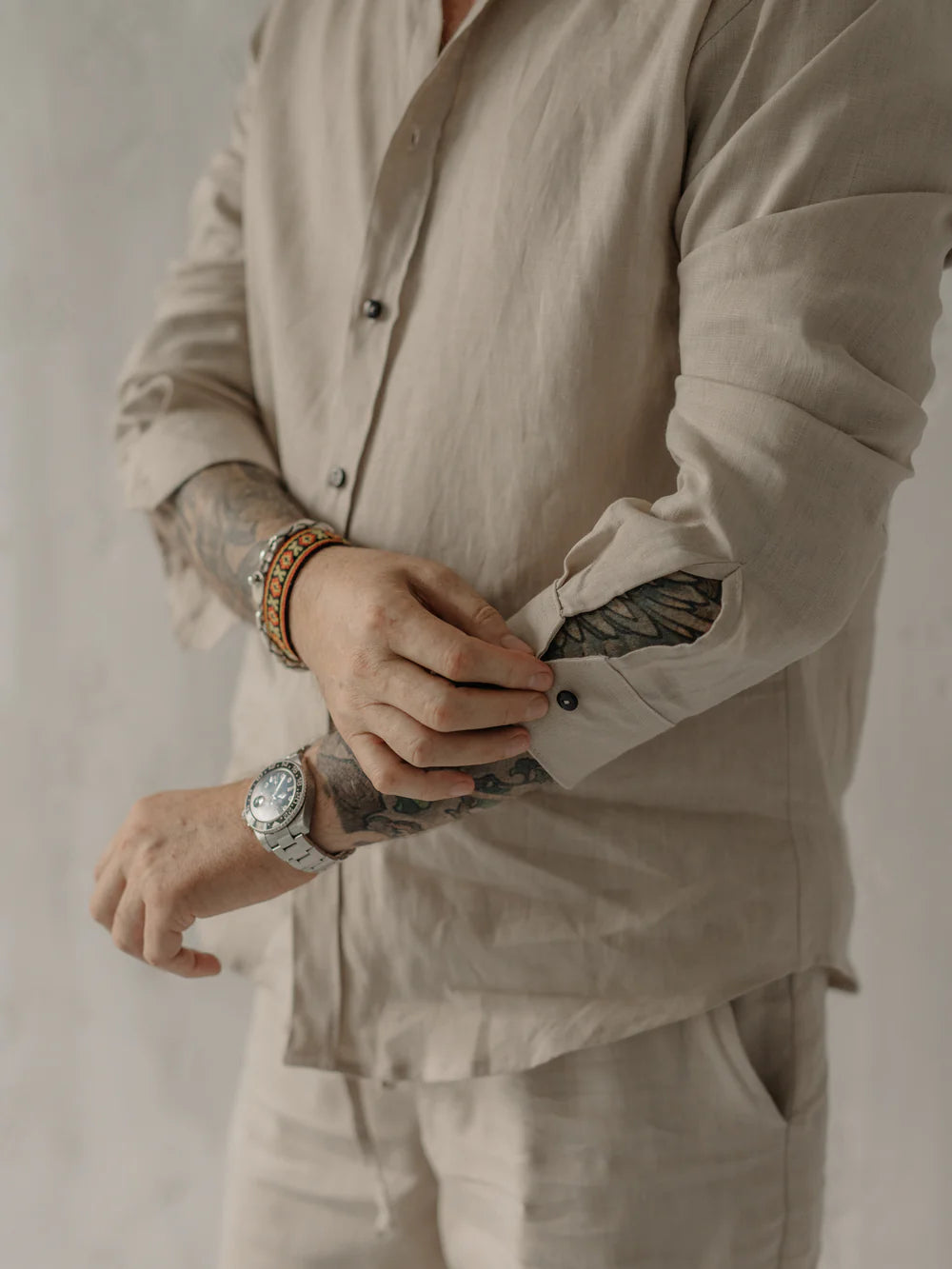 Піжама чоловіча з льону