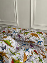 Комплект постільної білизни із бязі Динозаври