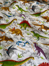 Комплект постільної білизни із бязі Динозаври