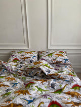 Комплект постільної білизни із бязі Динозаври