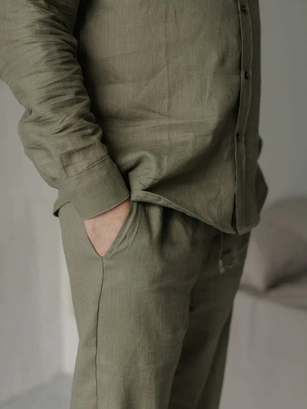 Піжама чоловіча з льону