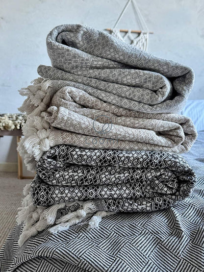 Покривало бавовняне Boho