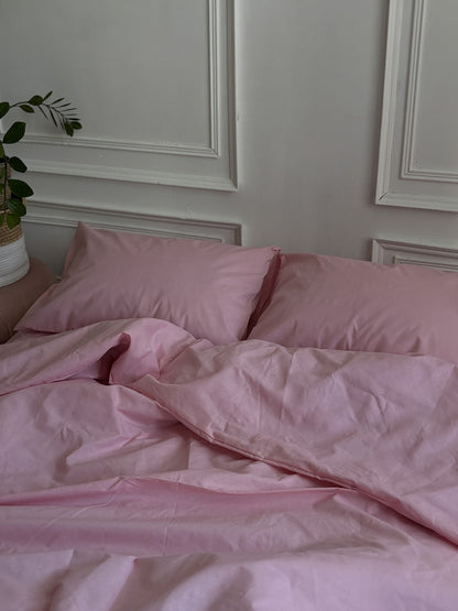 Комплект постільної білизни із бязі Pink