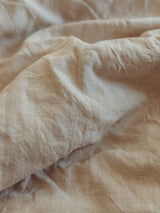 Комплект постільної білизни з вареного льону Ivory