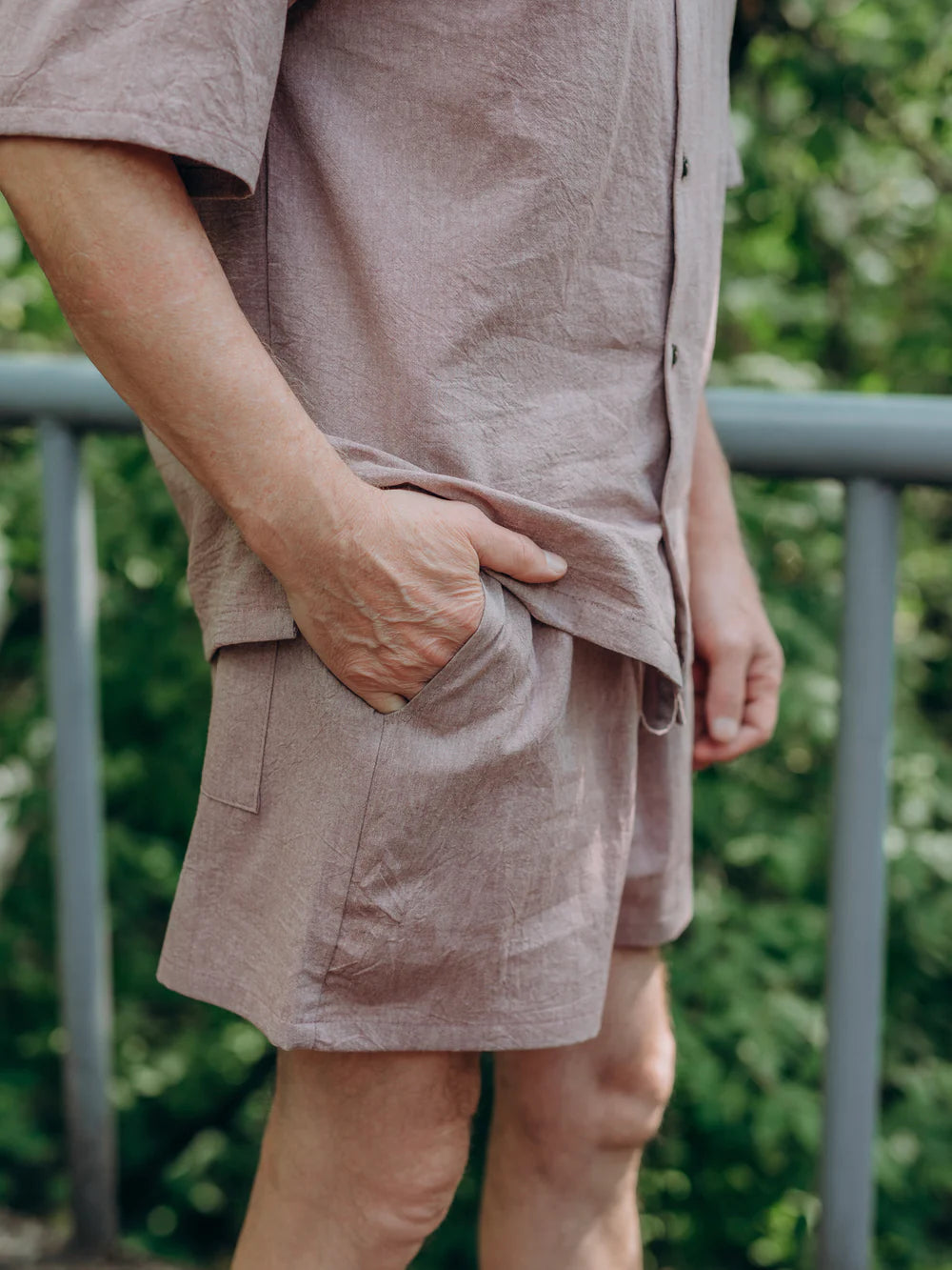 Піжама чоловіча з вареної бавовни (літня)