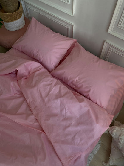 Комплект постільної білизни із бязі Pink