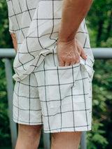 Піжама чоловіча з вареної бавовни (літня)