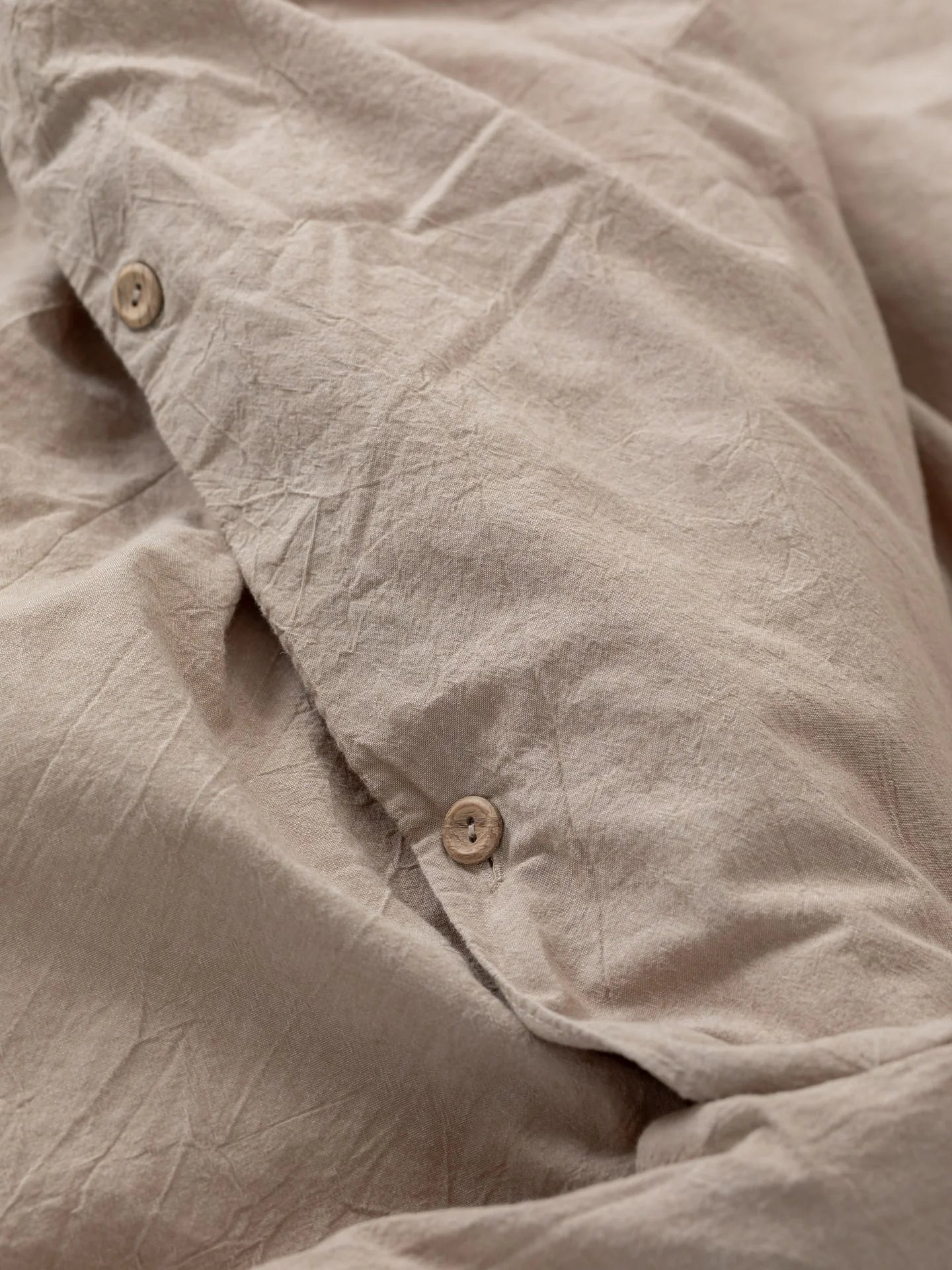 Комплект постільної білизни із вареної бавовни Almond