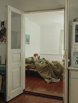 Комплект постільної білизни з вареного льону Spring