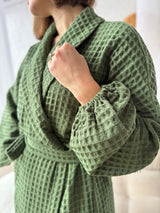 Жіночий халат з грецької вафельки Greece