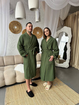 Чоловічий халат з грецької вафельки Greece