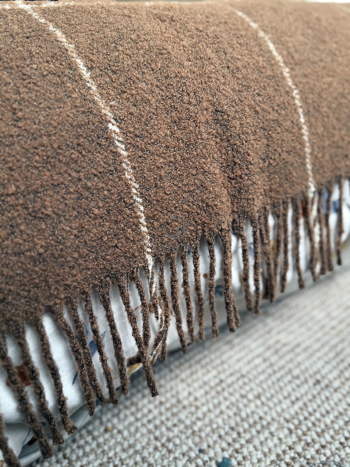 Шерстяний плед Букле