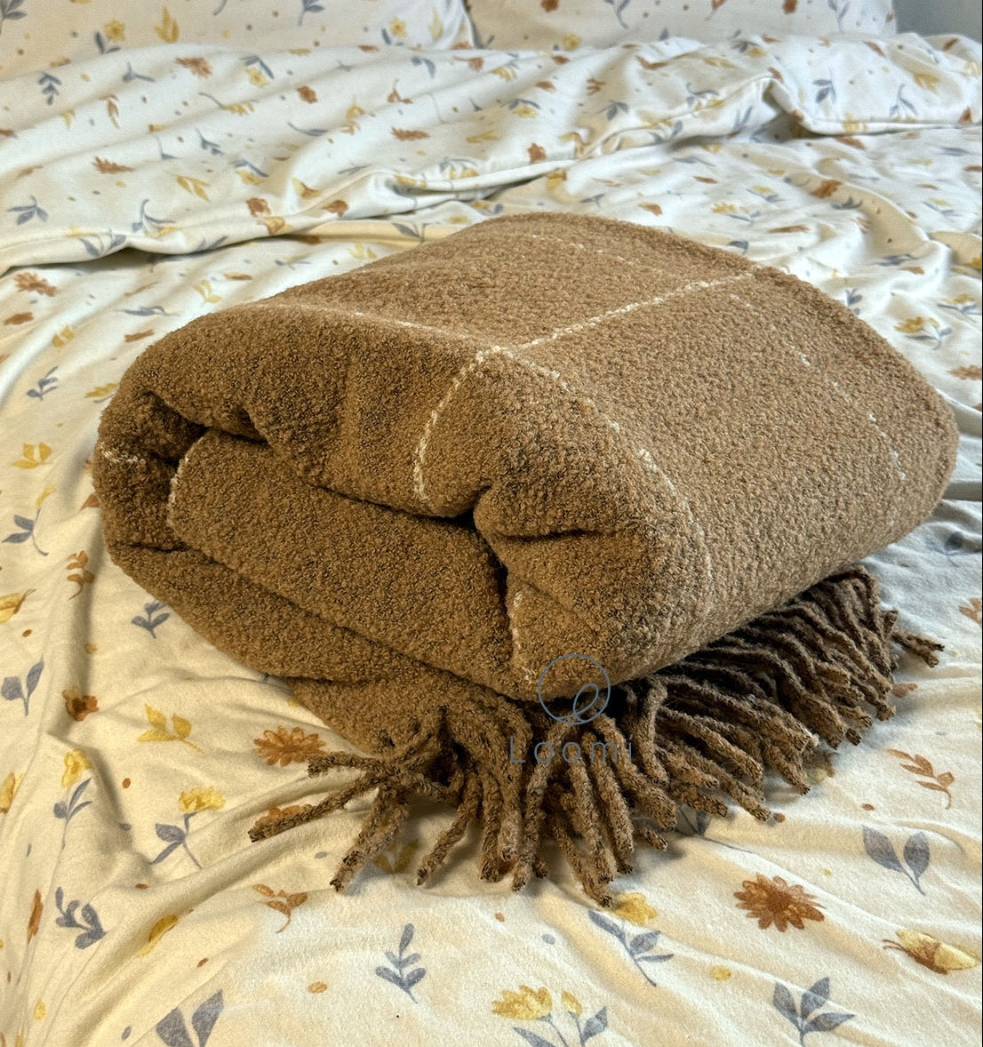 Шерстяний плед Букле