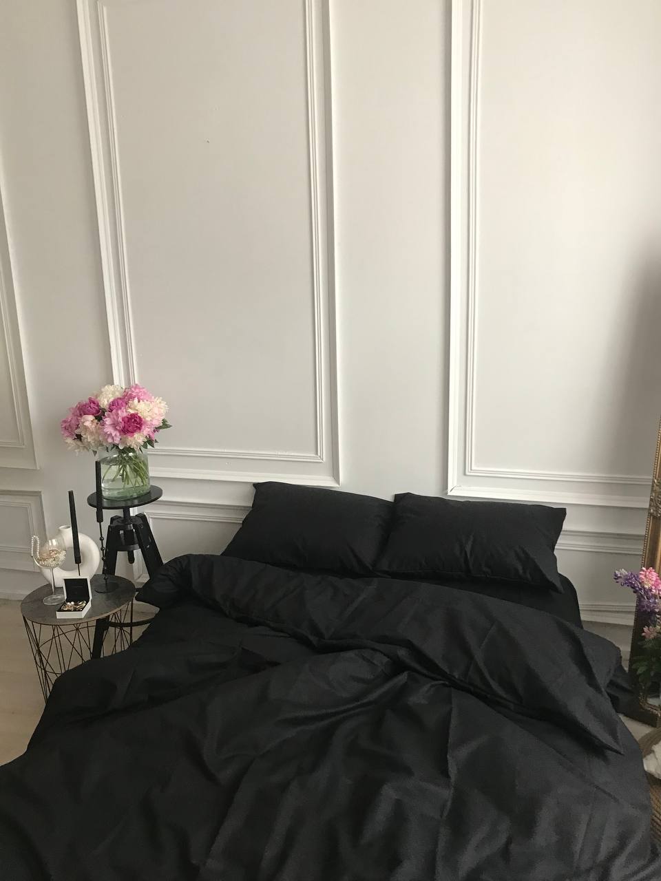 Комплект постільної білизни із бязі Black