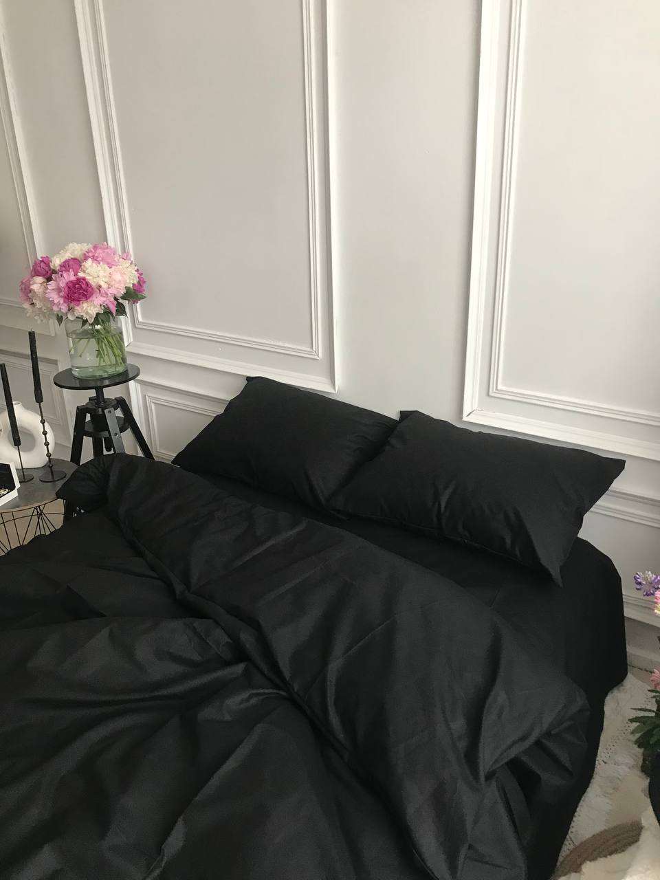 Комплект постільної білизни із бязі Black