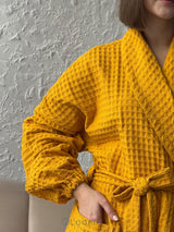 Жіночий халат з грецької вафельки Greece