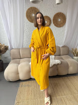 Жіночий халат з грецької вафельки Greece