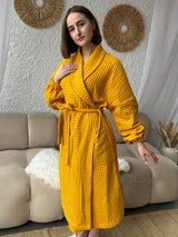 Жіночий халат з грецької вафельки Greece