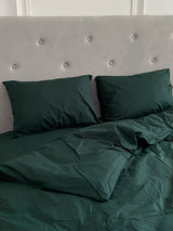 Комплект постільної білизни із ранфорсу Smaragd