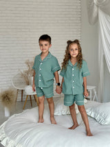 Дитяча піжама муслінова Viva (шорти та сорочка короткий рукав)