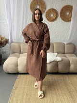 Жіночий халат з грецької вафельки Greece