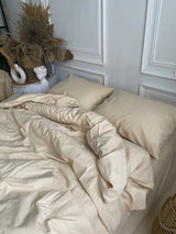 Комплект постільної білизни із фланелі Light Beige