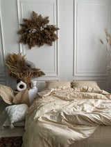 Комплект постільної білизни із фланелі Light Beige