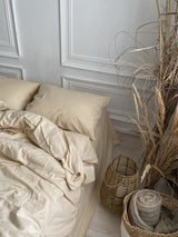 Комплект постільної білизни із фланелі Light Beige