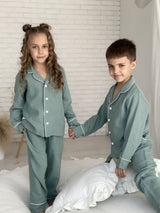 Дитяча піжама муслінова Viva (штани та сорочка довгий рукав)