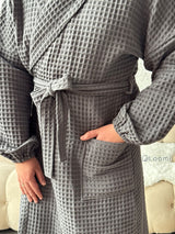 Чоловічий халат з грецької вафельки Greece