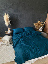 Комплект постільної білизни із ранфорсу Aquamarine