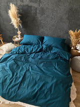 Комплект постільної білизни із ранфорсу Aquamarine