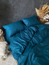 Комплект постільної білизни із ранфорсу Aquamarine