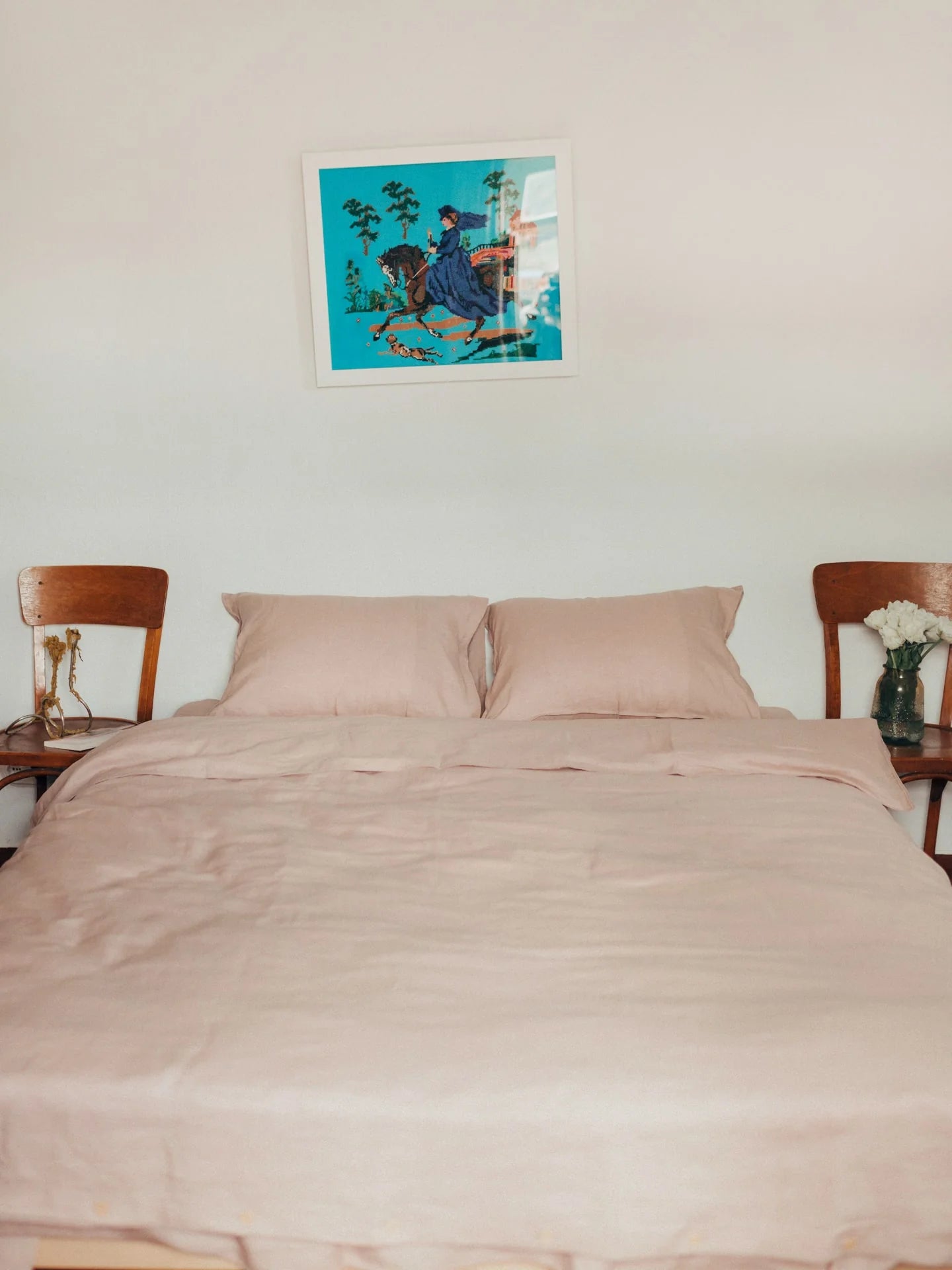 Комплект постільної білизни з вареного льону Lace