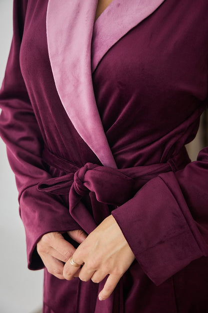 Жіночий халат велюровий Monika