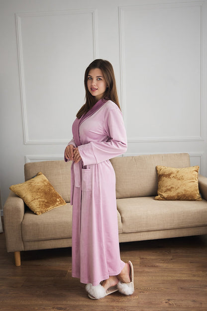 Жіночий халат велюровий Monika