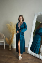 Жіночий халат велюровий Monika