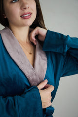 Жіночий халат велюровий Monika