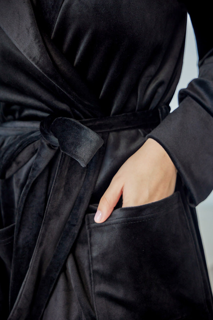 Жіночий халат велюровий Laura