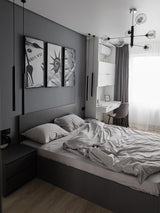 Комплект постільної білизни із вареної бавовни Grey